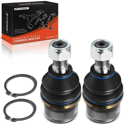2 Pcs Front Upper Ball Joints