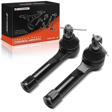 2 Pcs Front Driver & Passenger Outer Steering Tie Rod End