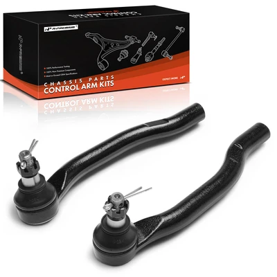 2 Pcs Front Driver & Passenger Outer Tie Rod End