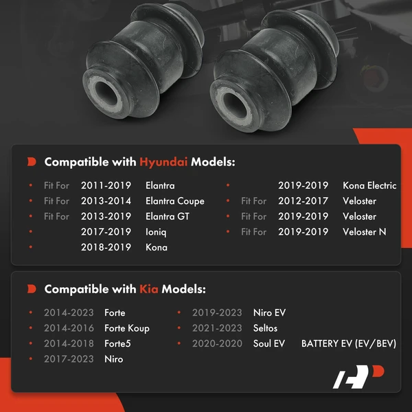 2-Pc Control Arm Bushing, Front Lower Forward A-Premium APCA9110