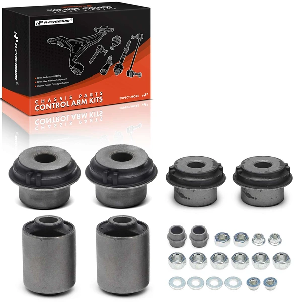 1998-2004 Mercedes-Benz SLK230 6-Pc Control Arm Bushing, Front Driver & Passenger Lower A-Premium APCA9113