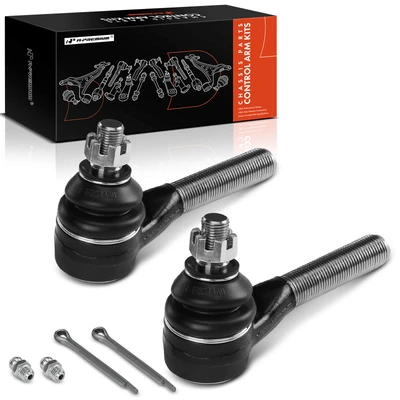 2 Pcs Front Outer Steering Tie Rod End