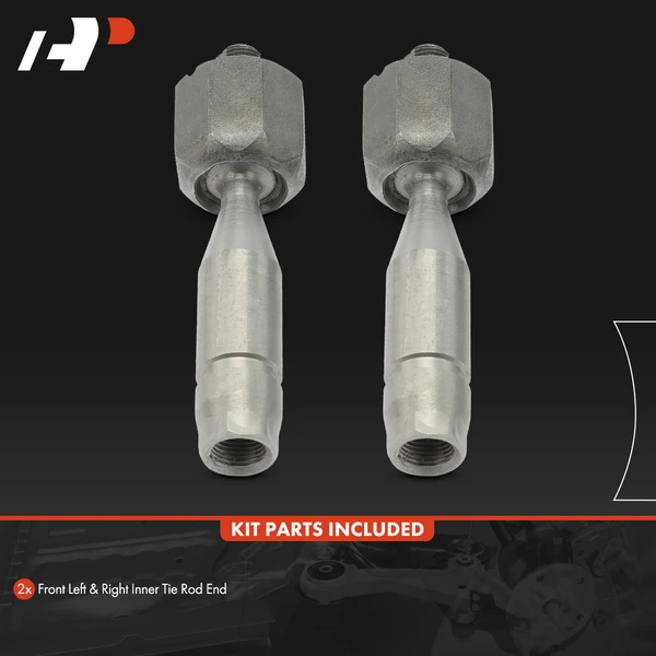 2 Pcs Inner Tie Rod End for Audi A8 Quattro 2004-2010 S8 2007-2009