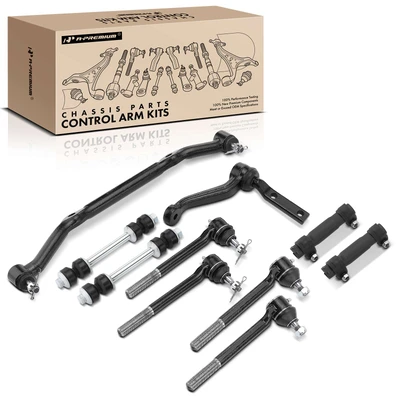 10 Pcs Inner & Outer Tie Rod End Kit