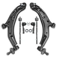 2000-2006 Nissan Sentra A Set of 6 Control Arm Ball Joint and Tie Rod End Kit Front Side A-Premium APCA0816