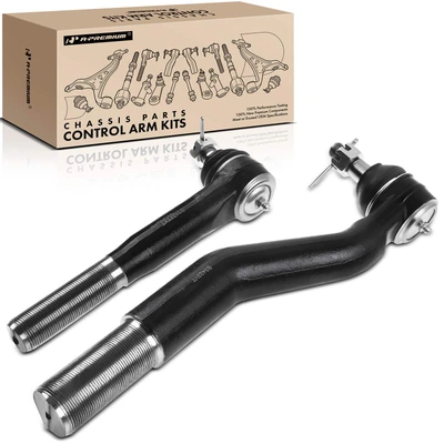2 Pcs Driver Inner & Outer Steering Tie Rod End