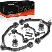 1993-1998 Lincoln Mark VIII A Set of 6 Control Arm Ball Joint and Sway Bar Link Kit Front Side A-Premium APCA0852
