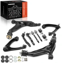 1997-2001 Honda CR-V A Set of 12 Control Arm Ball Joint Tie Rod End Mount Kit Front Side A-Premium APCA0886
