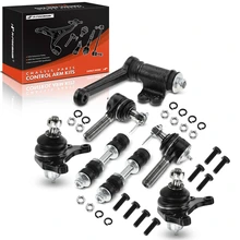 1984-1988 Toyota Pickup A Set of 7 Ball Joint Idler Arm Sway Bar Link Tie Rod End Kit Front Side A-Premium APCA0896