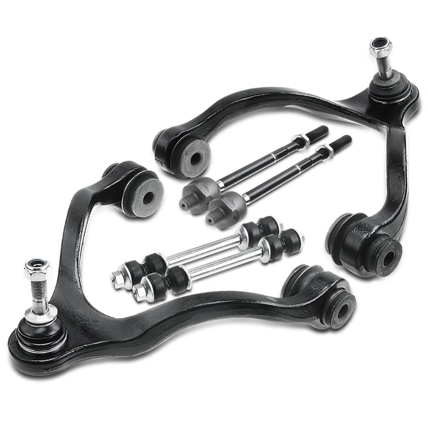 2003-2011 Ford Crown Victoria A Set of 6 Control Arm Ball Joint Sway Bar Link Tie Rod End Kit Front & Rear A-Premium APCA0898