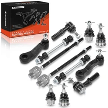 12 Pcs Tie Rod End & Ball Joint & Idler & Pitman Arm