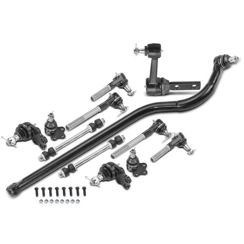 A Set of 12 Ball Joint and Sway Bar Link Full Kit Front Inner & Outer A-Premium APCA0909
