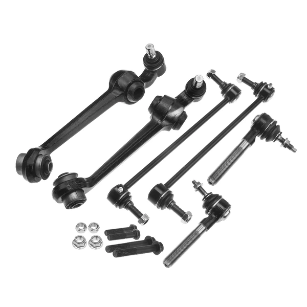 2000-2004 Chrysler Intrepid A Set of 6 Control Arm Sway Bar Link and Tie Rod End Kit Front Side A-Premium APCA0955