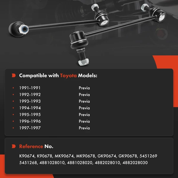 Stabilizer Sway Bar Link Front Driver & Passenger A-Premium APCA7736