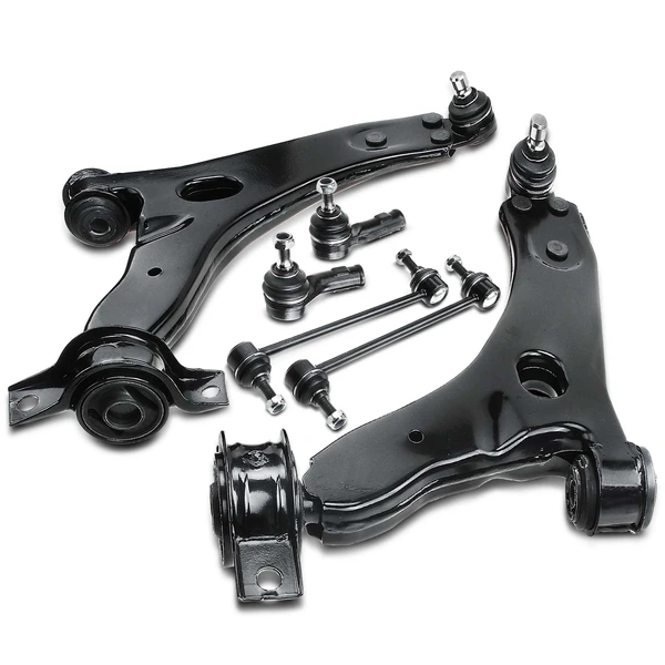 A Set of 6 Control Arm Ball Joint Sway Bar Link Tie Rod End Kit Front Lower A-Premium APCA0959