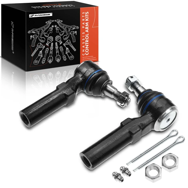 2 Pcs Front Outer Steering Tie Rod End for Ford Windstar 1995-2003