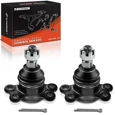 2 Pcs Front Upper Ball Joint