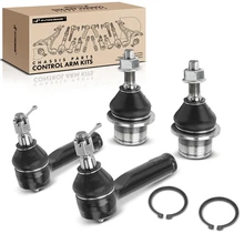 4 Pcs Front Tie Rod End Ball Joint