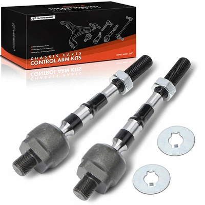 2 Pcs Front Inner Tie Rod End