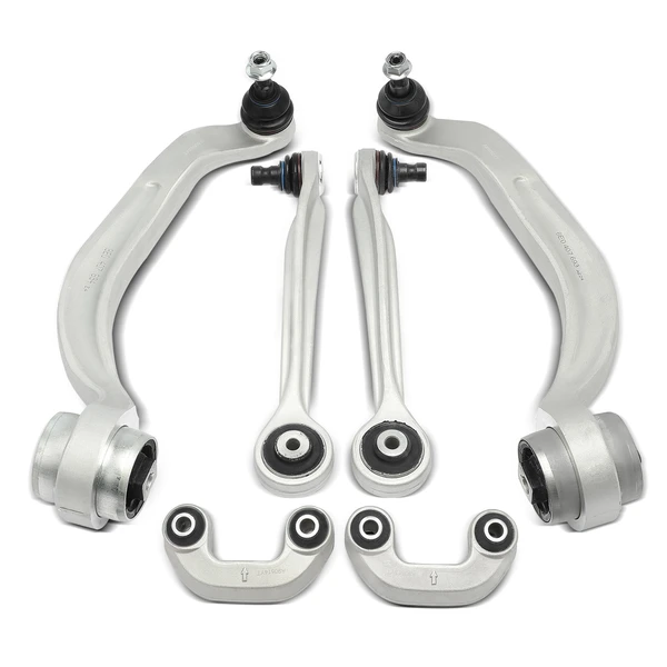 A Set of 6 Control Arm Ball Joint and Sway Bar Link Kit Front Side A-Premium APCA1043