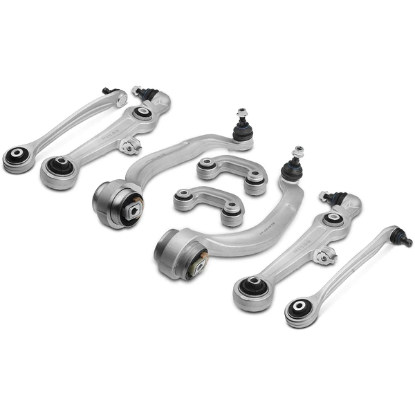 A Set of 8 Control Arm Ball Joint and Sway Bar Link Kit Front Side A-Premium APCA1045