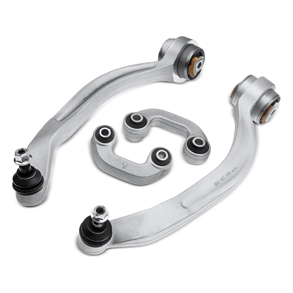 2002-2003 Audi S6 A Set of 4 Control Arm Ball Joint and Sway Bar Link Kit Front Side A-Premium APCA1046