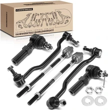 2004-2008 Nissan Maxima A Set of 6 Sway Bar Link and Tie Rod End Kit Front Side A-Premium APCA1052