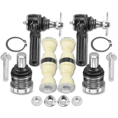 6 Pcs Sway Bar Link Tie Rod End Ball Joint