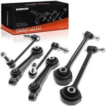 2008-2010 Dodge Challenger A Set of 6 Control Arm Ball Joint and Sway Bar Link Kit Front Side A-Premium APCA1069