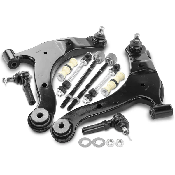 2003 Dodge SX 2.0 A Set of 10 Control Arm Ball Joint Sway Bar Link Tie Rod End Kit Front & Rear, Inner & Outer A-Premium APCA1087