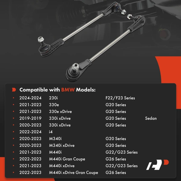 Sway Bar Link Front Side A-Premium APCA7738