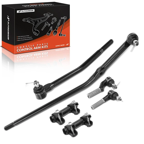 2003-2005 Ford E-350 Club Wagon Tie Rod End and Drag Link Kit Inner or Outer A-Premium APCA1091