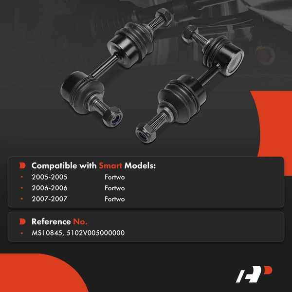 2-Pc Suspension Stabilizer Bar Link Kit, Front Driver & Passenger A-Premium APCA8657