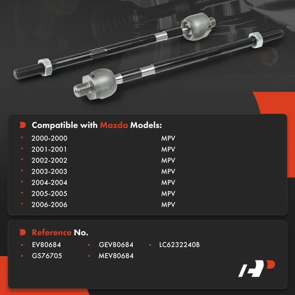 Tie Rod End Front Driver & Passenger Inner A-Premium APCA9122