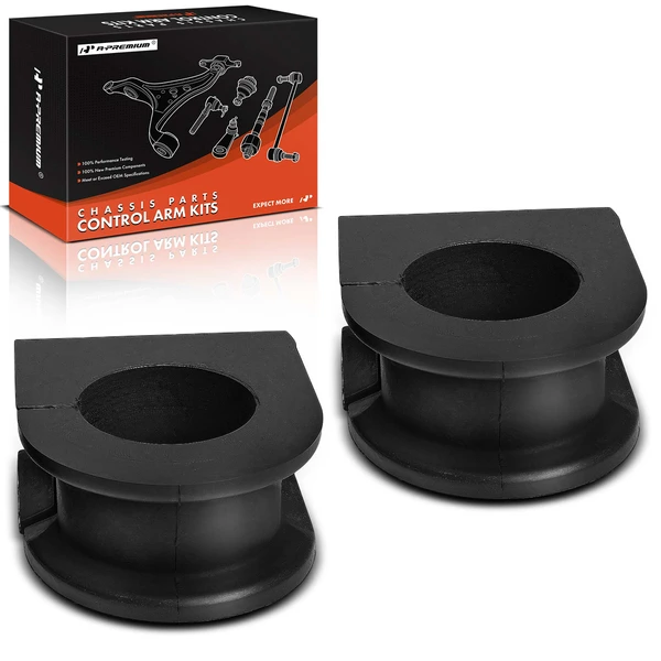 2-Pc Sway Bar Bushing Kit with Bar, Front To Frame A-Premium APCA9536