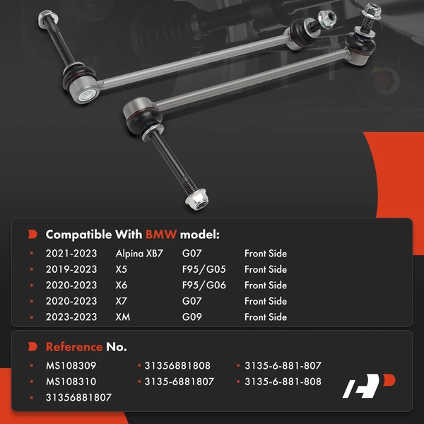 Stabilizer Sway Bar Link Front Side A-Premium APCA7739