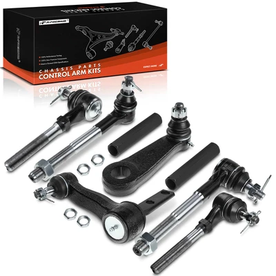 8 Pcs Inner & Outer Tie Rod End