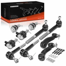 1996-1999 Chevrolet K1500 Suburban A Set of 10 Ball Joint Idler Arm and Tie Rod End Kit Front Side A-Premium APCA1181