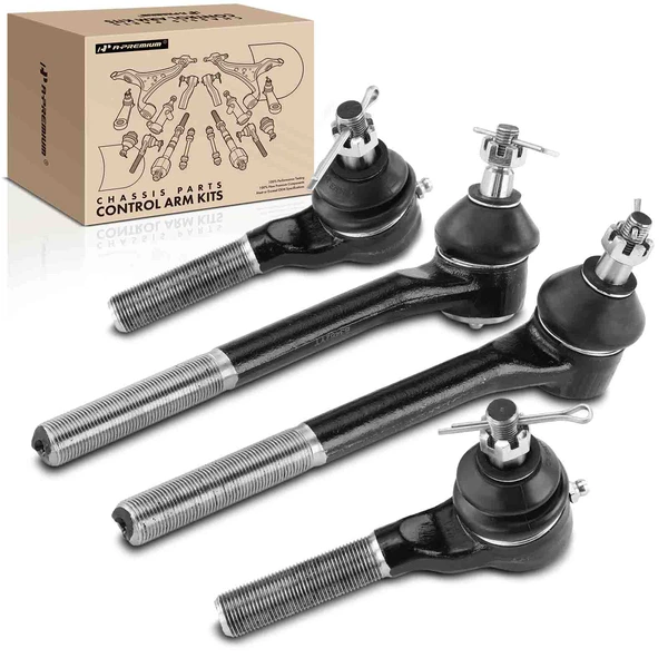 4 Pcs Inner & Outer Tie Rod Ends for Chevrolet Blazer S10 GMC Jimmy Isuzu Olds