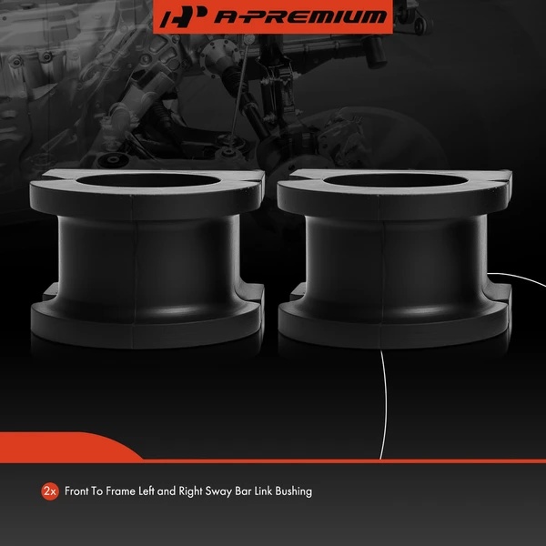 2-Pc Sway Bar Bushing Kit with Bar, Front To Frame A-Premium APCA9539