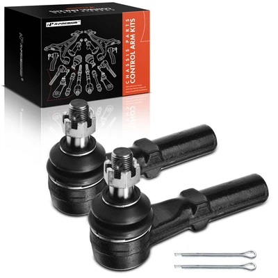 2 Pcs Outer Steering Tie Rod End