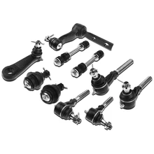 1998-2002 Lincoln Navigator A Set of 10 Ball Joint Idler Arm Sway Bar Link Tie Rod End Full Kit Front Side A-Premium APCA1220
