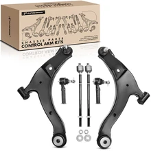 2000-2002 Chrysler Neon A Set of 6 Control Arm and Tie Rod End Kit Front Side A-Premium APCA0511