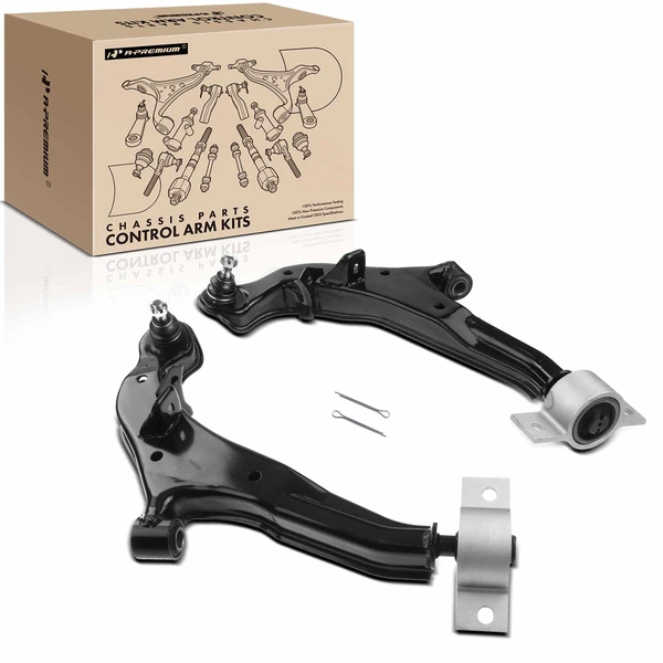2000-2003 Nissan Maxima 2-Pc Control Arm and Ball Joint Kit, Front Lower with Ball Joint A-Premium APCA0375