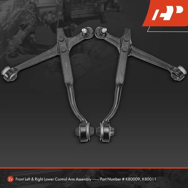 2-Pc Control Arm and Ball Joint Kit, Front Lower with Ball Joint A-Premium APCA0531