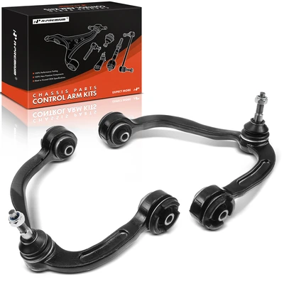 2 Pcs Front Upper Control Arm with Ball Joint