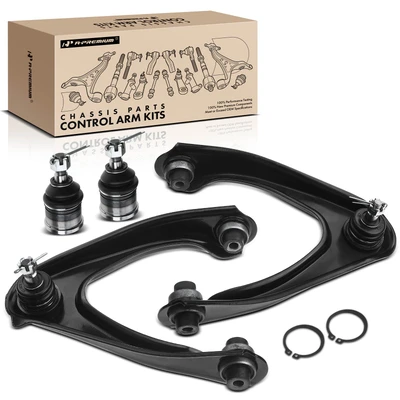 4 Pcs Front Control Arm & Ball Joint Assembly