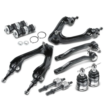 10 Pcs Front Control Arm Ball Joint Tie Rod Sway Bar