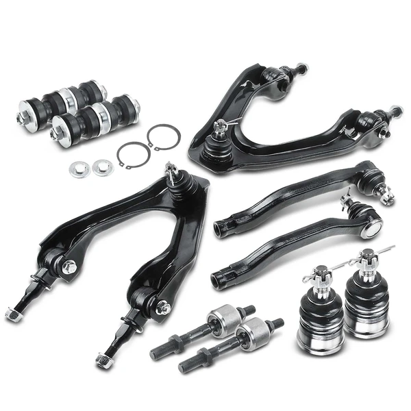 A Set of 10 Control Arm Ball Joint Sway Bar Link Tie Rod End Kit Front Side A-Premium APCA0542