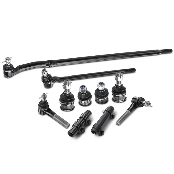 A Set of 10 Ball Joint Tie Rod End and Adjusting Sleeve Kit Front Side A-Premium APCA0551